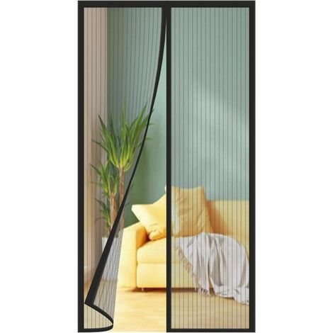 Moustiquaire Porte Fenetre Magnétique 120x210 cm, Rideau Anti Moustique Convient à Toutes les Tailles de Portes de Balcon, de Portes de Salon, de (1/5)