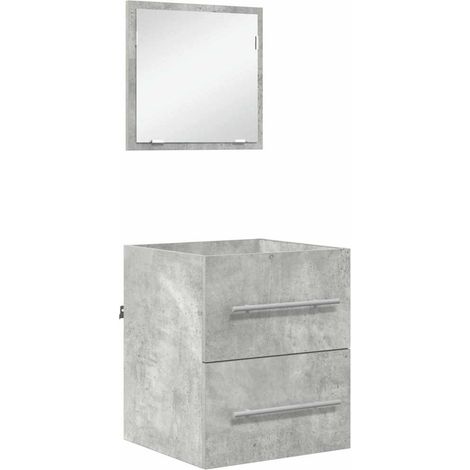 Maison Exclusive - Badezimmermöbel-Set Grau 41 x 38,5 x 48 cm Spe