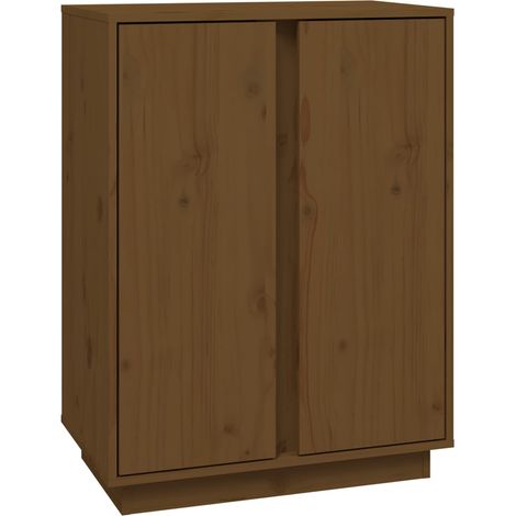 Sideboard Honigbraun 60x35x80 cm Massivholz Kiefer vidaXL