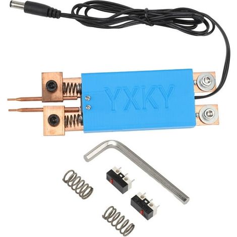 Stylo de soudage par points pour batterie 18650, mini soudeuse par points, gâchette automatique intégrée, stylo de soudage par points portatif bleu (1/5)