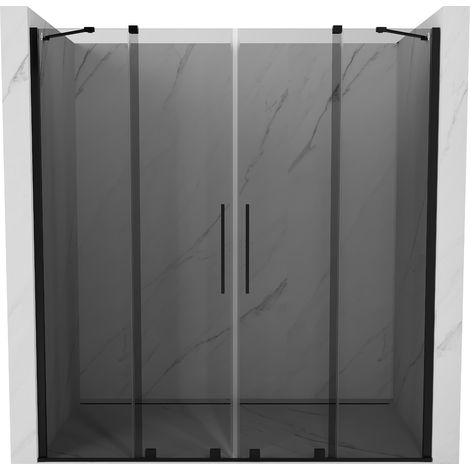 Mexen Velar Duo porte doccia scorrevoli 170 cm, grafite, nero - 871-170-000-42-70 (1/5)