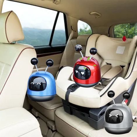 (Exclusivité Asie du Sud-Est) Désodorisant robot créatif pour voiture, diffuseur de parfum décoratif pour grille d'aération, parfum solide, parfum léger longue durée pour l'intérieur (Prix de vente co (1/4)