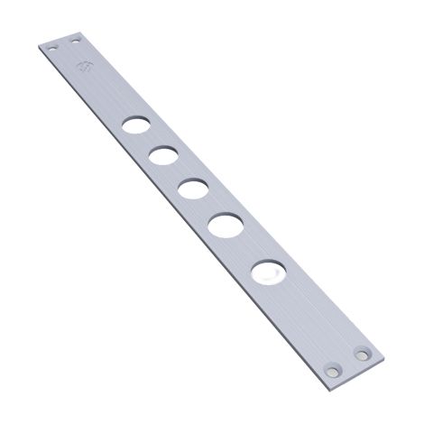 CONTROPIASTRA CP2530/37 SECUREMME  INOX MM 356X35 H.MM 3 I.MM 37 X 2431 2681