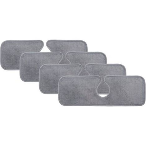 Set mit 4 Mikrofaser-Spülbeckenschonern, 15 x 5,5 Zoll, super saugfähig, grau (1/4)