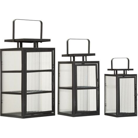 Lanterne Andromeda tris, 25,5x25x50-20,5x20x40-15,3x15x29,5 cm (1/5)