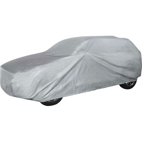 Bâche pour voiture All Weather Light SUV taille L garage complet gris clair (1/5)