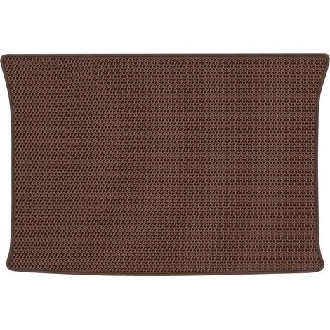 Alfombrilla de maletero de EVA para Ford Focus I Hatchback de 1999-2004, diseño de panal de abeja - Marrón (1/5)