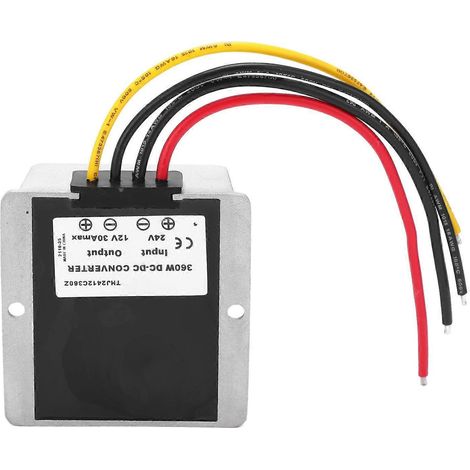 DC/DC-Spannungswandler 24 V auf 12 V 30 A 360 W DIY-Netzteil Abwärtstransformator THJ2412C360Z (1/4)
