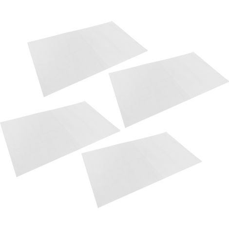 Lot de 4 autocollants d'avertissement pour intérieur et extérieur (murs, fenêtres, vitres), slogans en anglais, 60 x 36,5 cm (1/5)