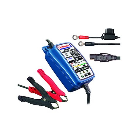 Caricabatterie Optimate 1+ da 2 a 30 Ah Automatico per Batterie al Piombo/Acido da 12V di tutti i tipi (standard, AGM o Gel)