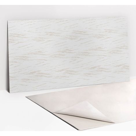 Panneaux muraux autocollants en vinyle imperméable - Texture légère 100 x 50 cm