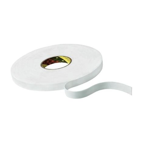3M 9508W Cinta adhesiva blanca 19 mm x 66 m