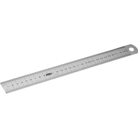 RIGHELLO SEMIRIGIDO ACCIAIO INOX