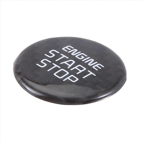 Cubierta adhesiva para el botón del motor con diseño de fibra de carbono para Stinger (1/5)