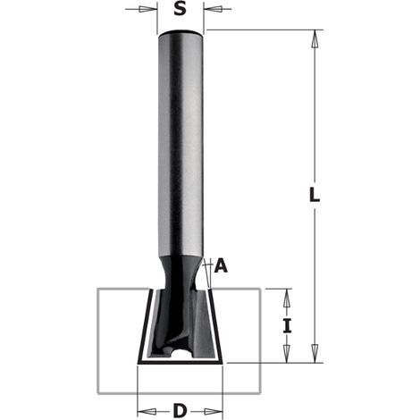 K918-127 FRESA X INCASTRI 14 GR. HW Z2 S=8 D=12.7x12x45 DX (1/5)