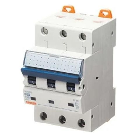 Gewiss INTERRUPTOR AUTOMÁTICO - MT 100 - 3P CARACTERÍSTICA C 25A - 3 TE, GW92669