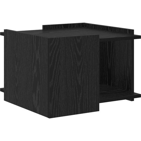 Maison Exclusive - Couchtisch Schwarze Eiche 50,5 x 50 x 33 cm Ho