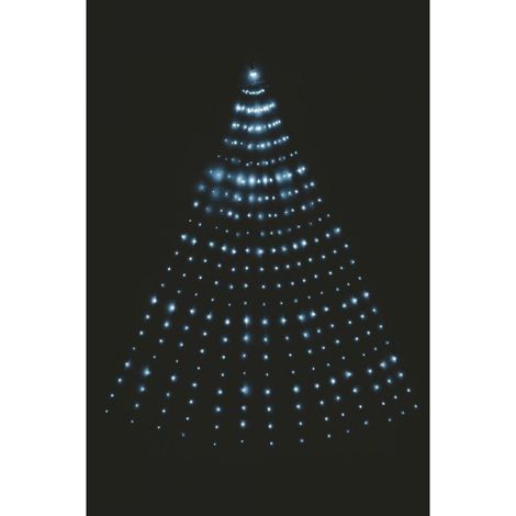MANTELLO 600 MICROLED ESTERNO BIANCO FREDDO IN PLASTICA RAME E VETRO (1/5)