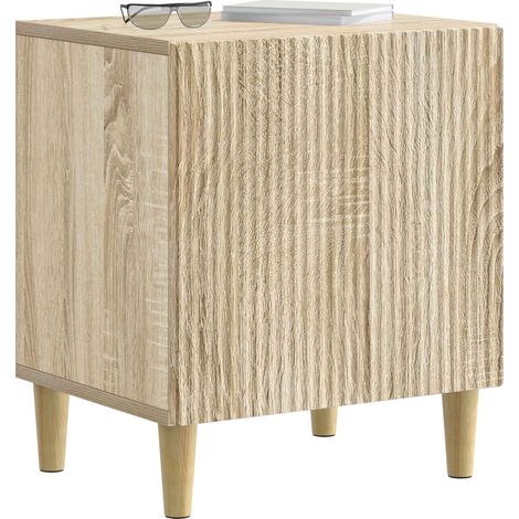 Maison Exclusive - Nachttisch Sonoma-Eiche 43 x 34,5 x 50 cm Holz