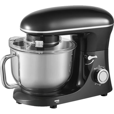 Robot de cuisine, capacité de 6 QT, accessoires polyvalents, 6.2L (1/2)