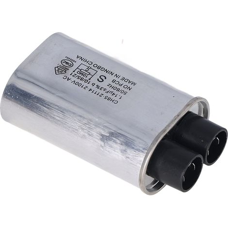 Condensateur haute tension pour micro-ondes 2100 V 1,14 uF universel 4,8 mm petit insert de remplacement pour Galanz (1/5)