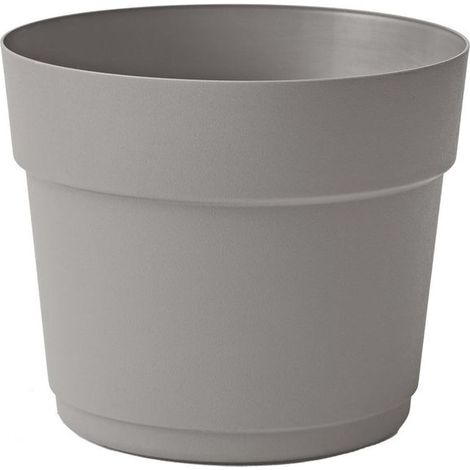 TeraPlast Vaso Bloom 34 Fog Grey Plastica Riciclata CO2