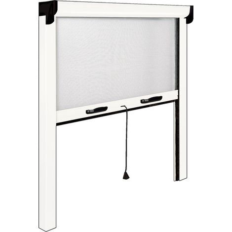 Moustiquaire Enroulable Fenêtre Premium - 160cm - Blanc (1/4)
