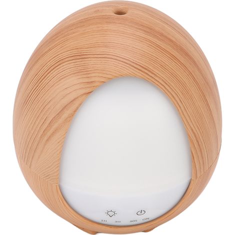 Humidificateur d'aromathérapie 200 ml avec télécommande, design imitation bois, éclairage LED multicolore, prise UE 100-240 V (1/5)