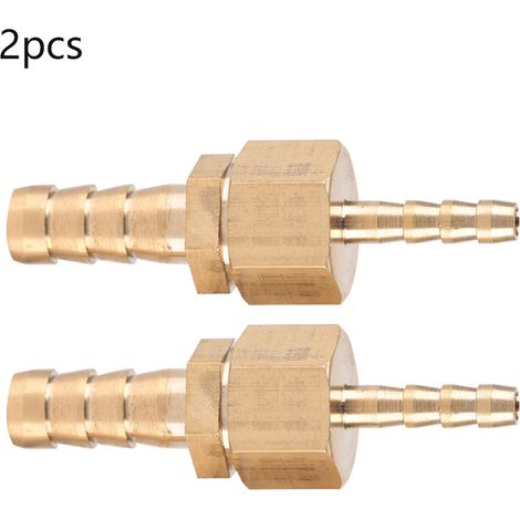 2 raccords en laiton 4-10 mm, réducteurs de tuyau à embout cannelé, connecteurs à bouchon réducteur (1/5)