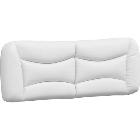 Coussin de tête de lit Hvar blanc 140 cm similicuir CFW46649 (1/5)