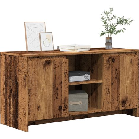 TV-Schrank Altholz-Optik 102x37,5x52,5 cm Holzwerkstoff