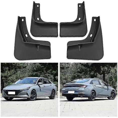ZZYBD Lot de 4 bavettes garde-boue pour Hyundai Elantra 2021-2022 2023 2024 2025, protection étanche contre les projections, garde-boue avant et arrière, accessoire de protection des roues (1/4)