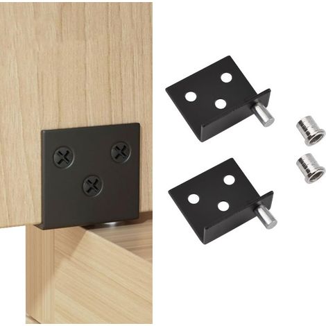 Bisagras giratorias para puertas de armario, juego de 2 (1/5)