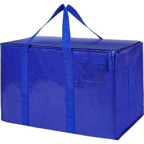 6 couleurs : Bleu  Matière : Polyester  Sac de transport robuste avec fermeture éclair et poignée solides  Pliable.