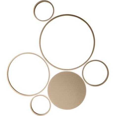 Plafonnier LED design moderne dimmable Pois Grande 4000 - Or (1/2)