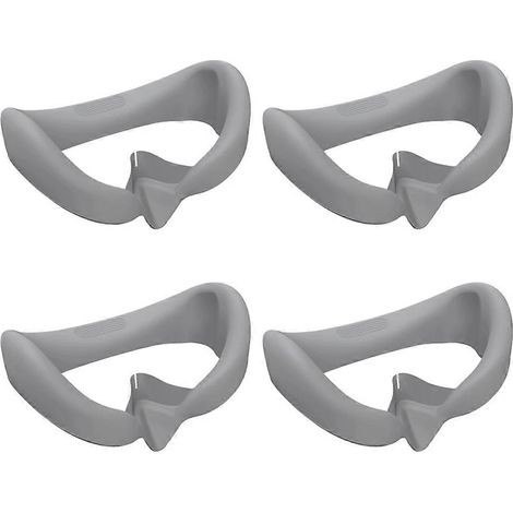 Set mit 4 Augenpads für Pico 4, Ersatz-Silikon-Schutzhülle für Gesichtsmaske, Schweißmaske, VR-Brillenzubehör (grau) (1/2)