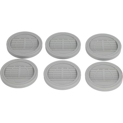 Gummibodenschoner für Möbel, 6 Stück, für Bett, Bürostuhl, Kleiderschrank, Sofa, Kommode, Rollen (1/5)