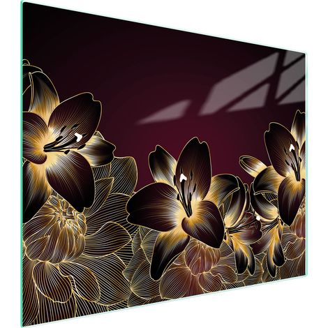 TABLA DE CORTAR DE VIDRIO 52x40 ORQUÍDEA (1/5)