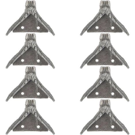 Pieds de meubles au design compact et pratique accessoires de meubles, ensemble de 8 pièces en alliage de zinc couleur bronze. (1/5)
