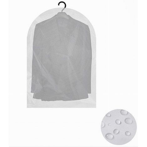 TRADE SHOP - Set 3pz Custodia Sacca Copriabiti Copri Abito Vestito Giacca 60x100 Cm Eva 87410 -