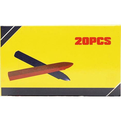 Gesso vulcanizzante rosso fluorescente 20 pz/scatola, marcature, industriale