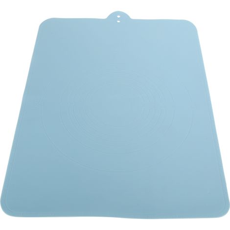 Tapis de Pâtisserie en Silicone Bleu Antiadhésif Épais pour Pétrir la Pâte et Cuisiner