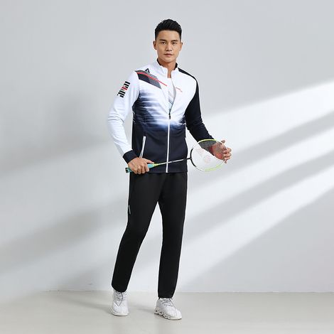 Tenue De Badminton - Pantalon À Manches Longues En Polyester - Pour Automne Et Hiver - Unisexe - Par Ensemble De 1 (1/5)