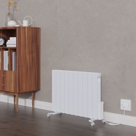 Warmehaus Oil Filled 10 Fin WiFi Electric Heater 575x855mm 1800W