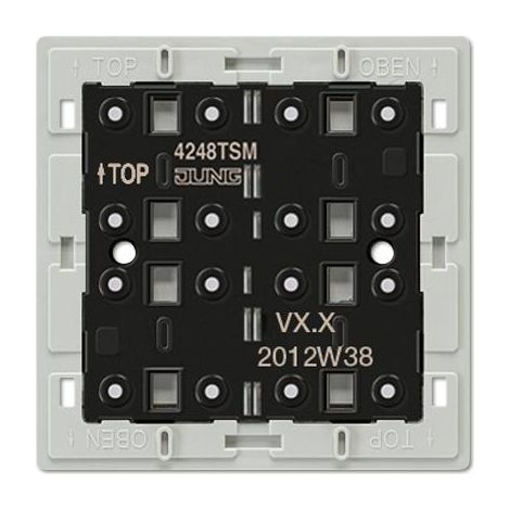 Jung Modulo sensore a tasti 24 V AC/DC, 20 mA, 4 volte, F40, multifilo 4248 TSM