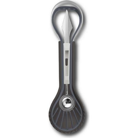 Coupe fruits 6 en 1 - PRADEL - Astucieux - Gris - ABS - 6 fonctions (1/3)