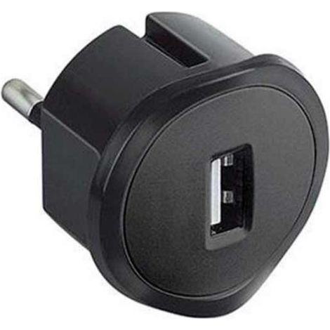 Chargeur Usb Legrand Noir Recharge Usb Murale Discrète - Legrand (1/3)