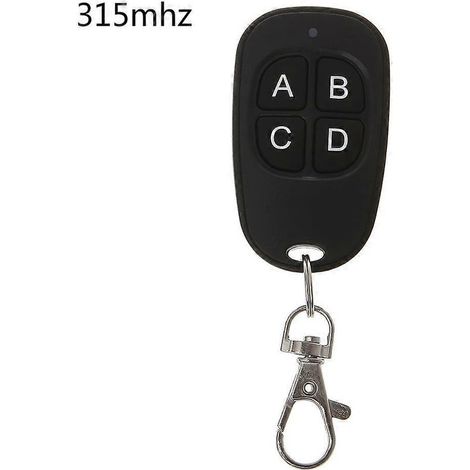 Télécommande Universelle Sans Fil RF 4CH 433MHz/315MHz avec Fonction Copie (1/4)