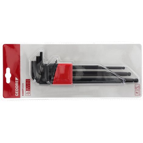 R36675009 Juego de destornilladores angulares hexagonales 1.5-10 mm 9 -te piezas (1/4)