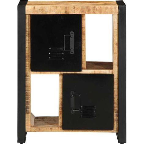 Sideboard/Anrichte/Buffet 55x35x70 cm Raues Mangoholz LXWW875750 (1/5)